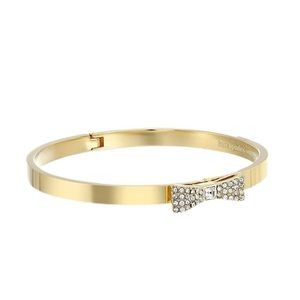 Kate Spade ready set bow bracelet gold tone